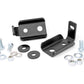 Fits Jeep Wrangler JK (07-18) Shock Relocation Brackets; Front; 1020