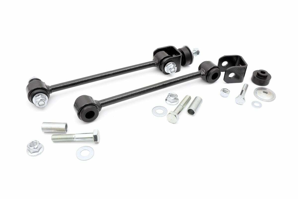 Fits Ford F-250 4WD (1980-1997) Sway Bar Links; Rear; 4 Inch Lift; 1023
