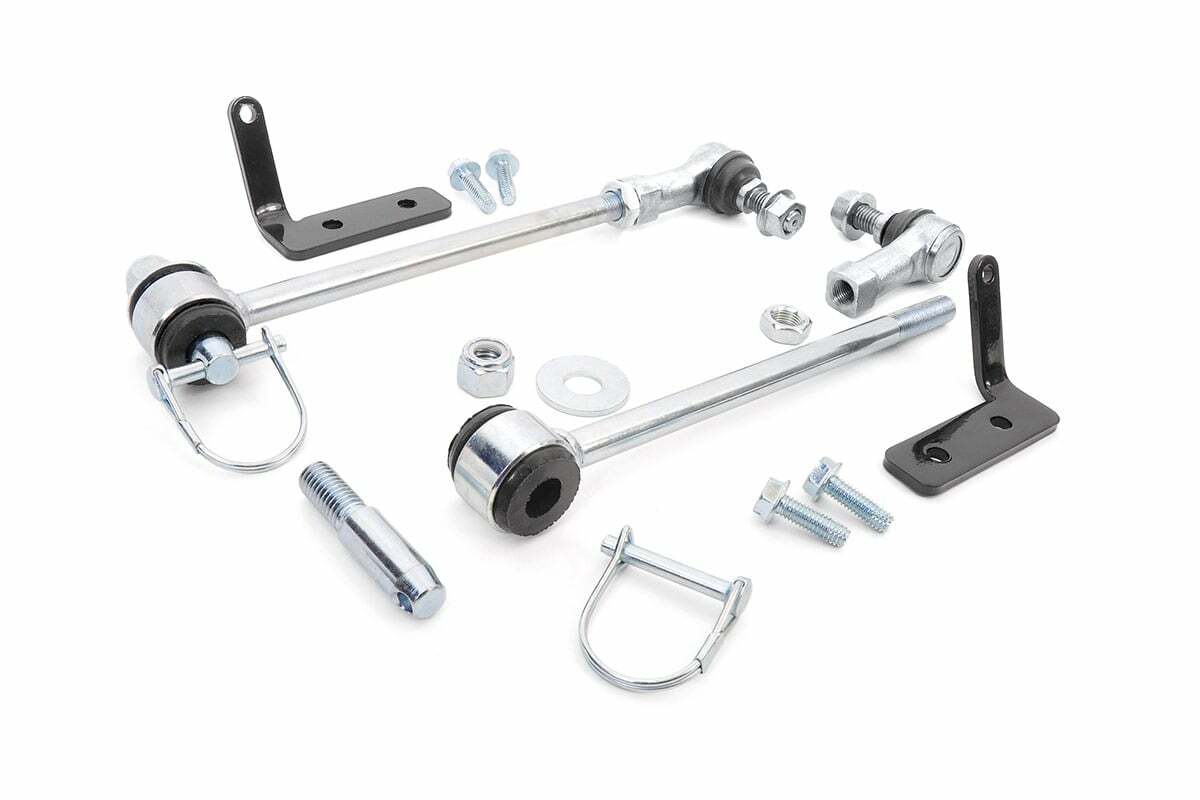 Fits Jeep Wrangler JK (07-18) Quick Disconnect Sway Links; 2.5" Lift; 1029