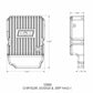 B&M Hi-Tek Deep Trans Pan for Chrysler, Dodge & Jeep NAG-1 Transmissions - 10300