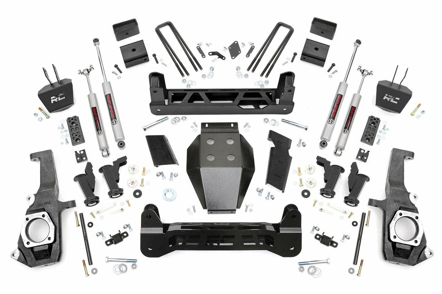 Fits Chevy/GMC 2500HD/3500HD (11-19) 5 Inch Lift Kit; Torsion Drop; 10330