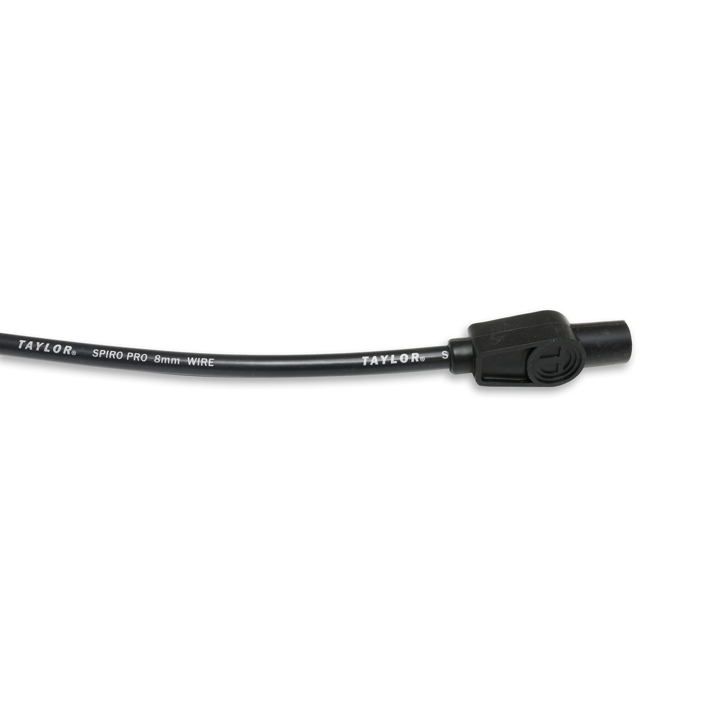 Spark Plug Wire Set Universal 8mm Silicone Spiro Pro 180? 350 ohm/ft Black 73055