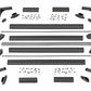 Fits Ford F-150 2WD/4WD (2015-2024) Bed Rack; Half Rack; Aluminum; 10407