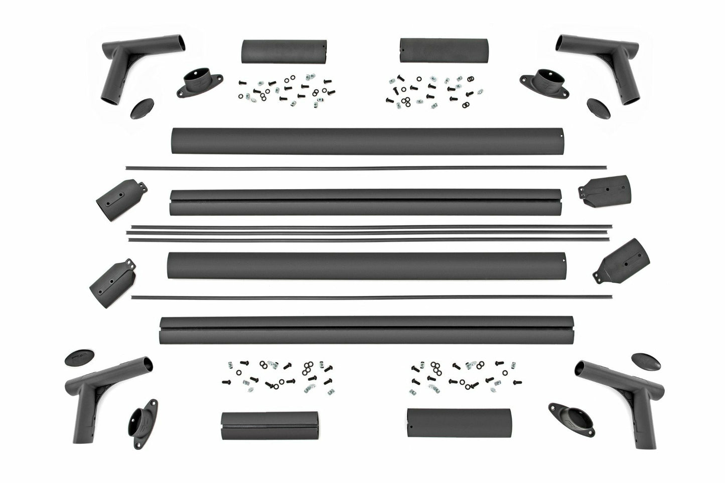 Fits Ford F-150 2WD/4WD (2015-2024) Bed Rack; Half Rack; Aluminum; 10407