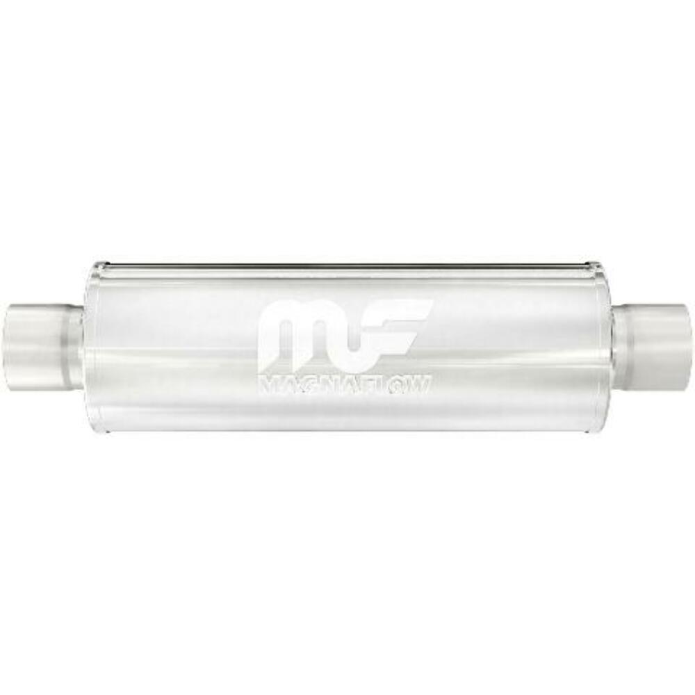 4in. Round Straight-Through Performance Exhaust Muffler 10419 Magnaflow - Performance Mufflers Car Part People