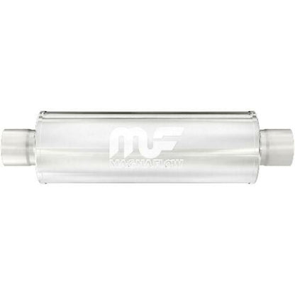4in. Round Straight-Through Performance Exhaust Muffler 10419 Magnaflow - Performance Mufflers Car Part People