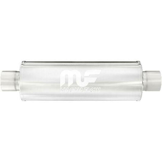 4in. Round Straight-Through Performance Exhaust Muffler 10419 Magnaflow - Performance Mufflers Car Part People