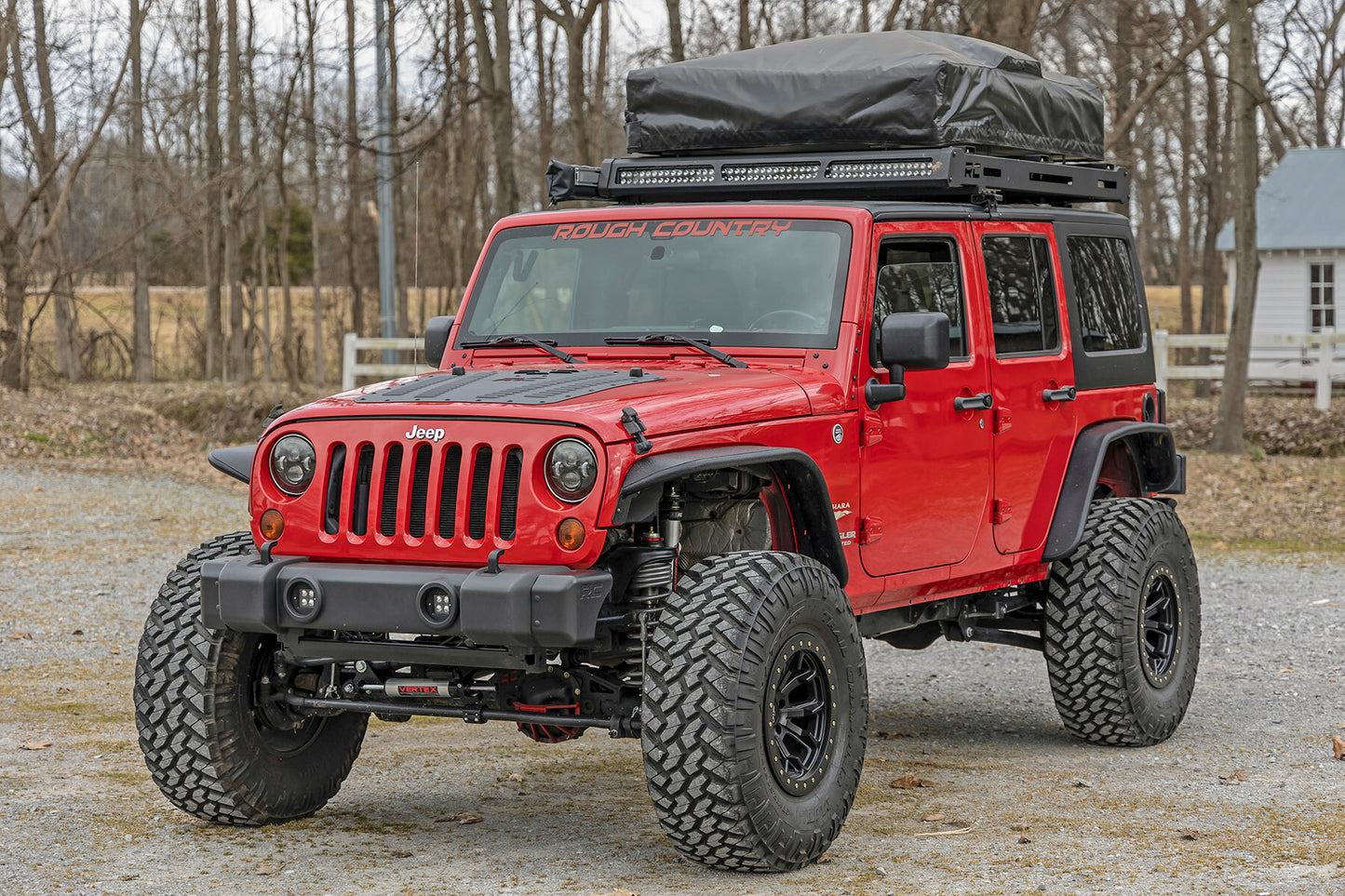 Fits Jeep Wrangler JK/Wrangler Unlimited (2007-2018) Front Bumper Caps; 1047
