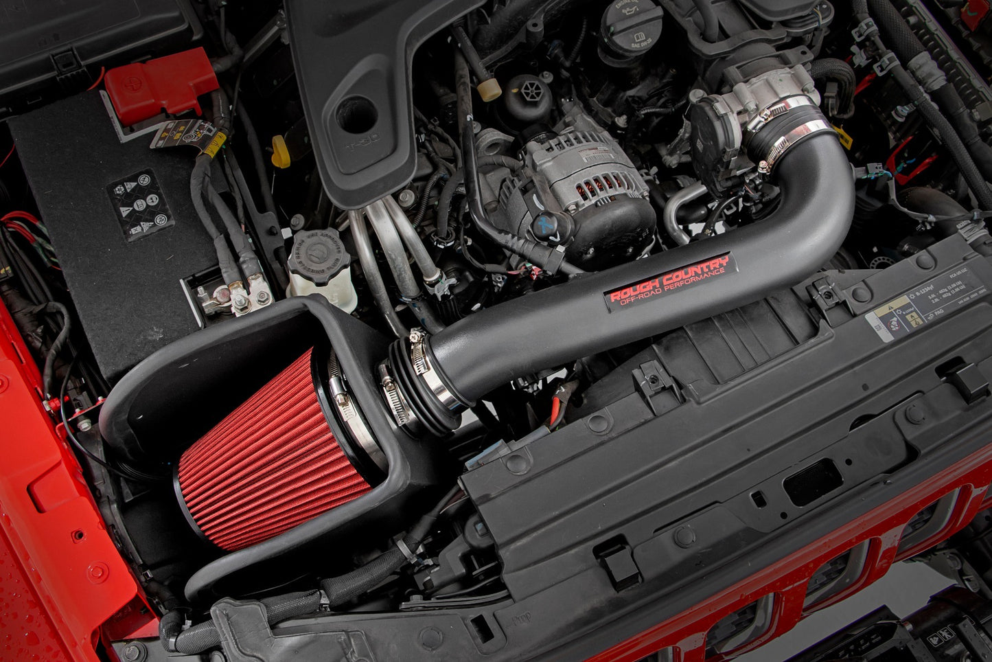 Fits Jeep Gladiator JT (18-24) 3.6L Cold Air Intake Kit; Prefilter; 10479PF