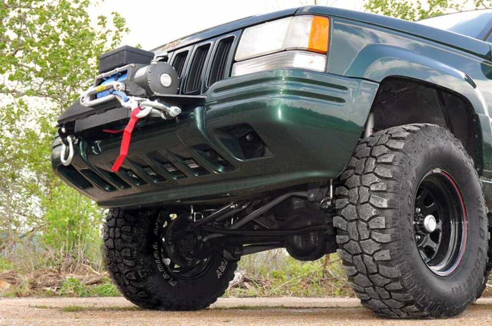 Fits Jeep Grand Cherokee ZJ 4WD (1993-1998) Winch Mounting Plate; 1049