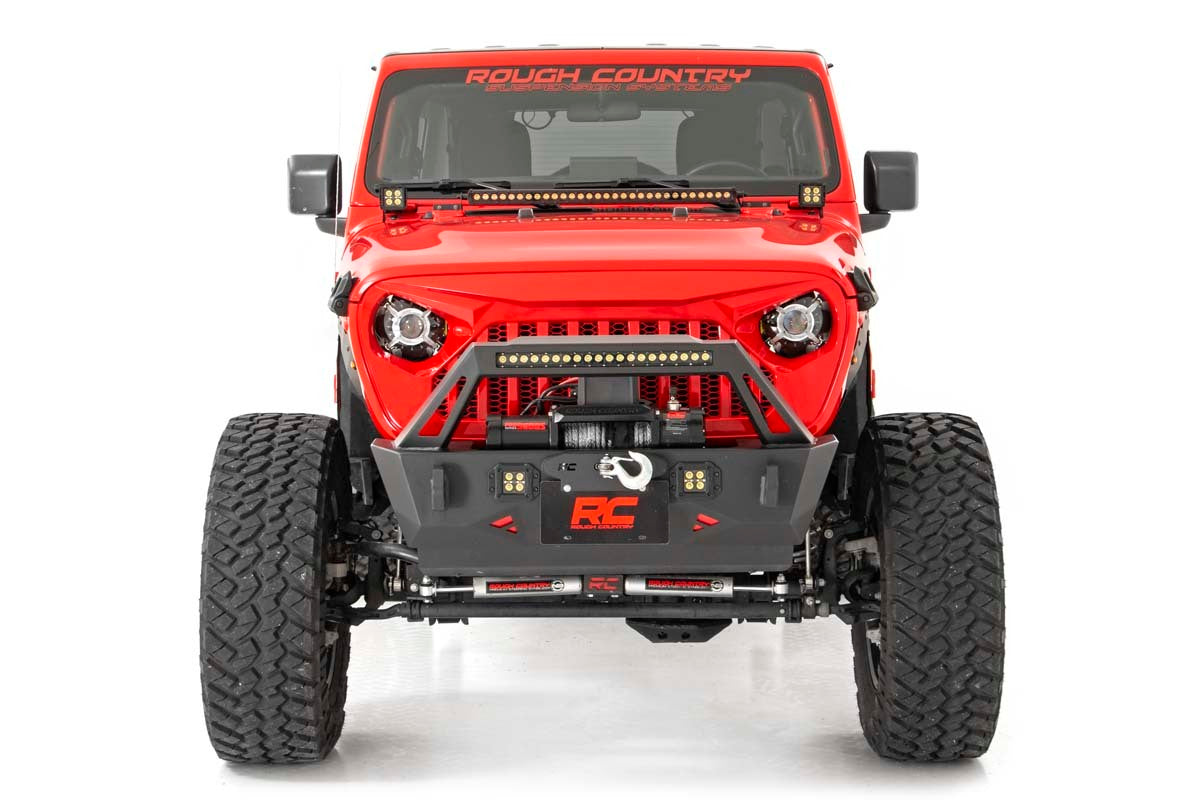Fits Jeep Gladiator JT 4WD (18-24) Replacement Grille; Angry Eyes; 10496