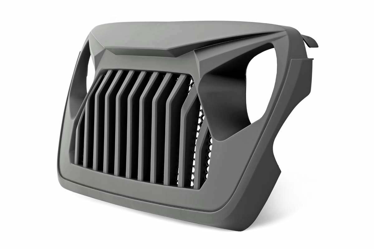 Fits Jeep Gladiator JT 4WD (18-24) Replacement Grille; Angry Eyes; 10496