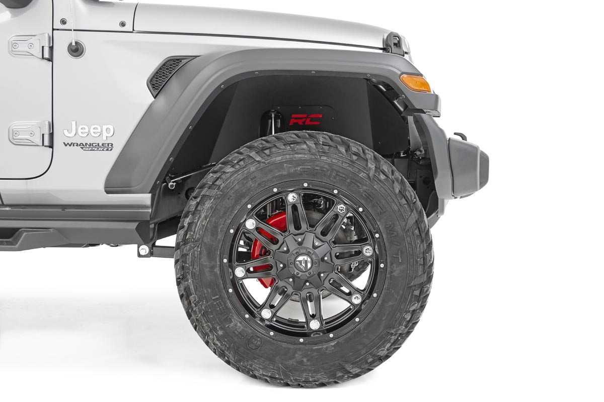 Fits Jeep Wrangler JL (18-24) (18-24) Inner Fenders; Front; 10497A