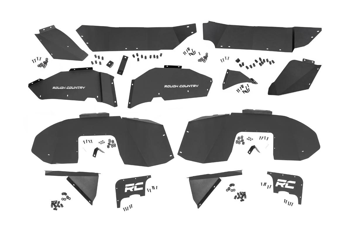 Fits Jeep Wrangler JL (18-24) (18-24) Inner Fenders; FR & RR; 10499