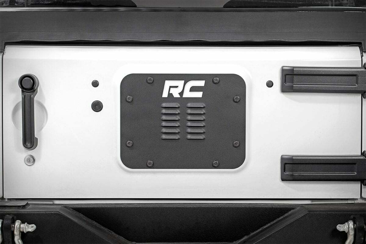 Fits Jeep Wrangler JK/Wrangler Unlimited (2007-2018) Tailgate Vent Cover; 10514