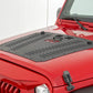 Fits Jeep Wrangler JK (2007-2018) Hood Louver with RC Logo; 10527