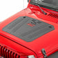 Fits Jeep Wrangler JK (2007-2018) Hood Louver with RC Logo; 10527