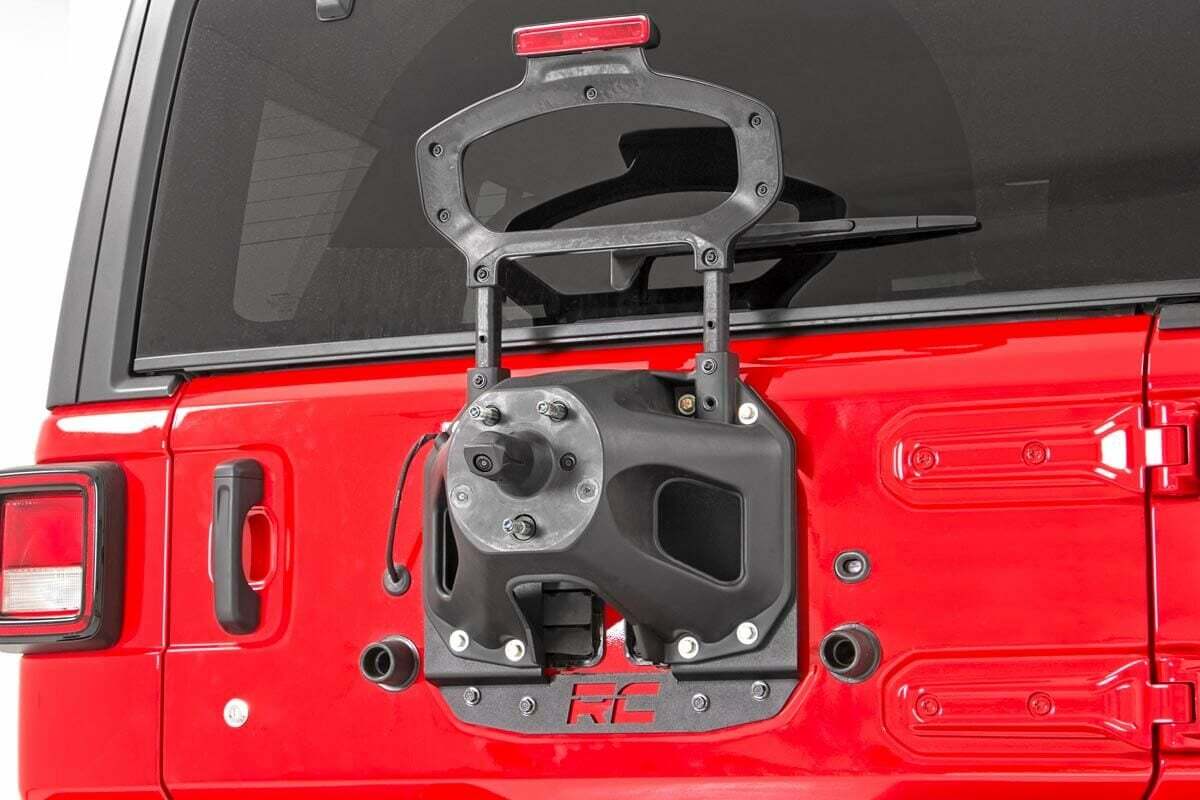Fits Jeep Wrangler JL (18-24) Tire Carrier Relocation Plate No Prox 10529