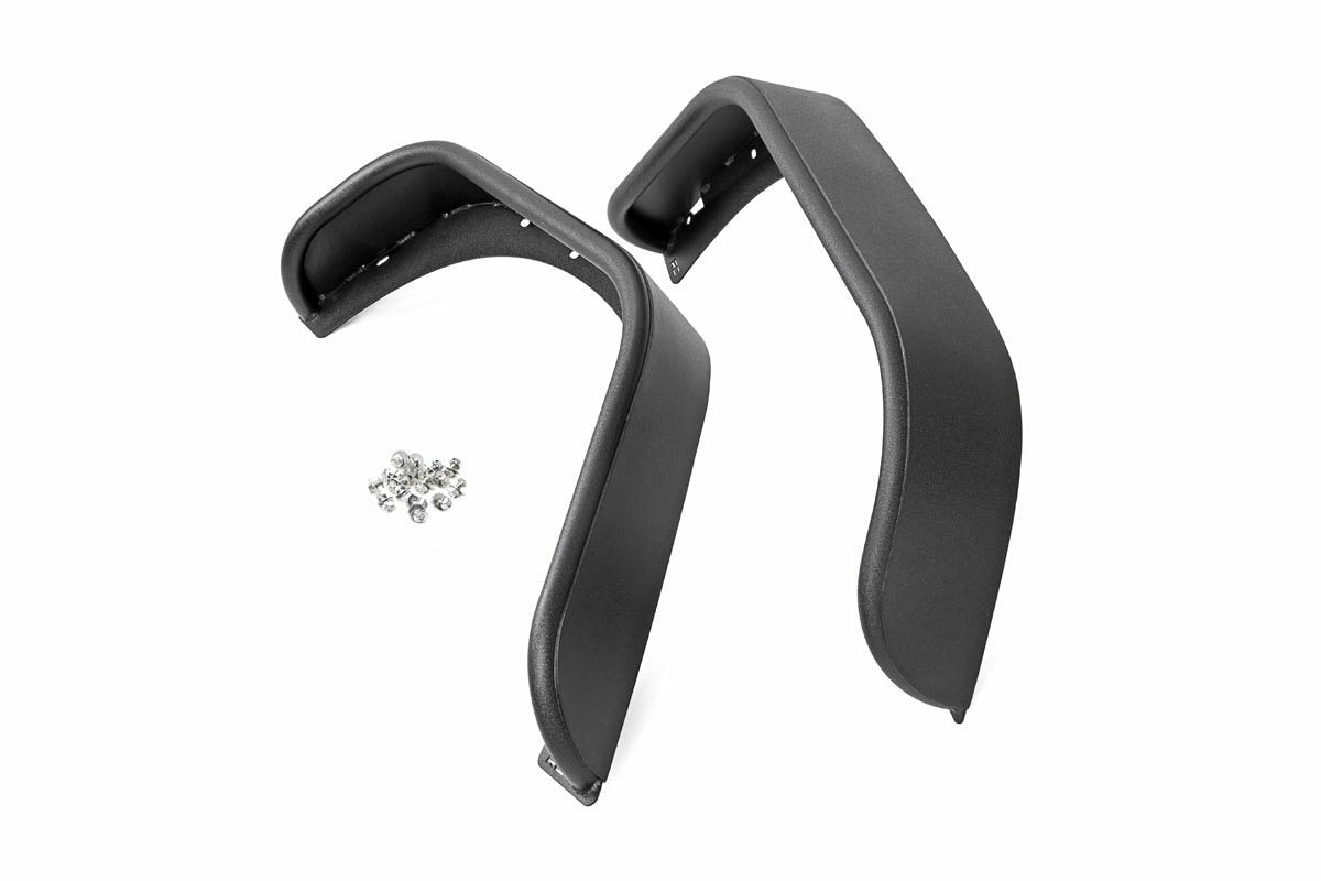 Fits Jeep Wrangler JK (2007-2018) Fender Flare; Steel; Rear; 10532