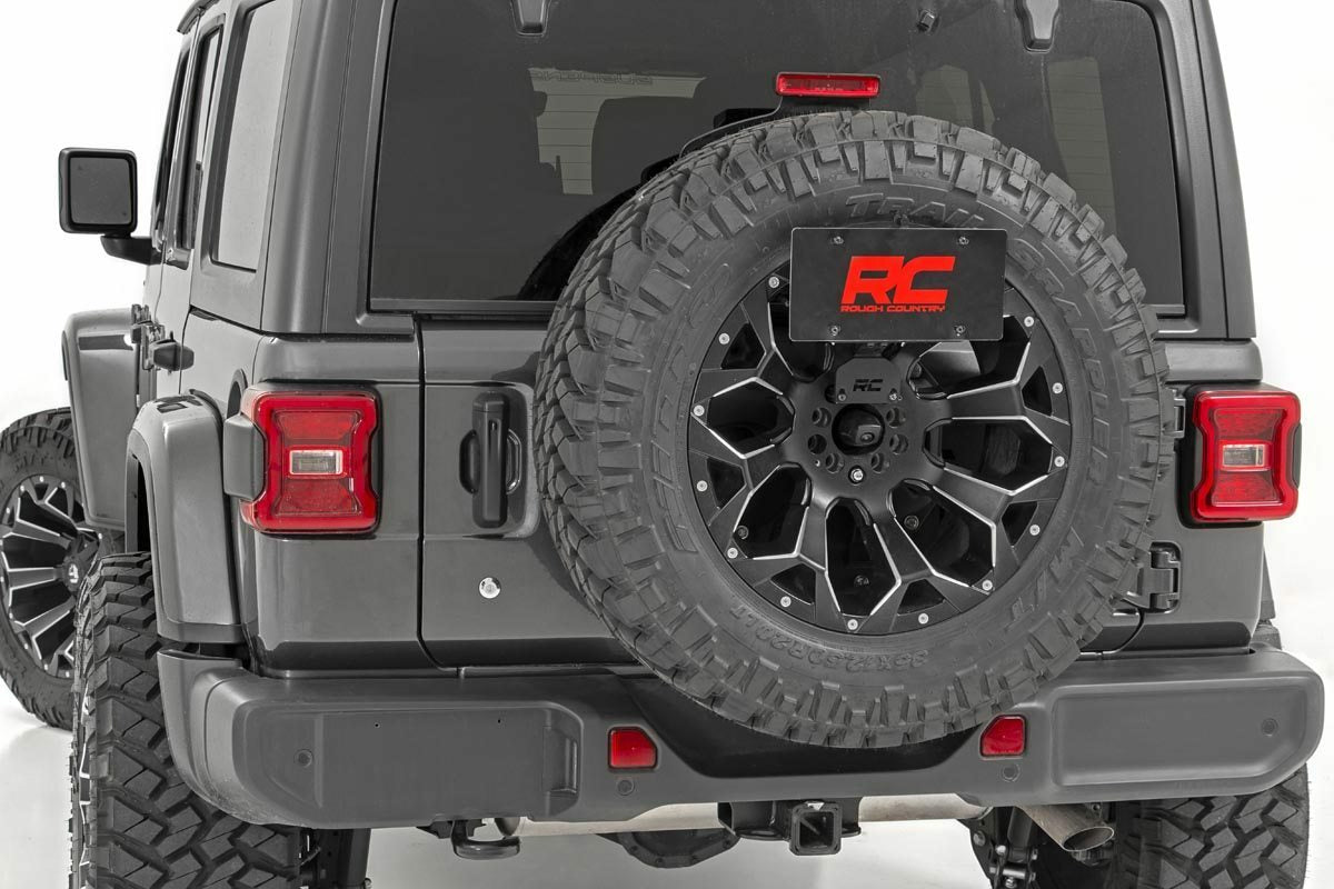Fits Jeep Wrangler JL (18-24) (18-24) License Plate Relocation Bracket; 10534