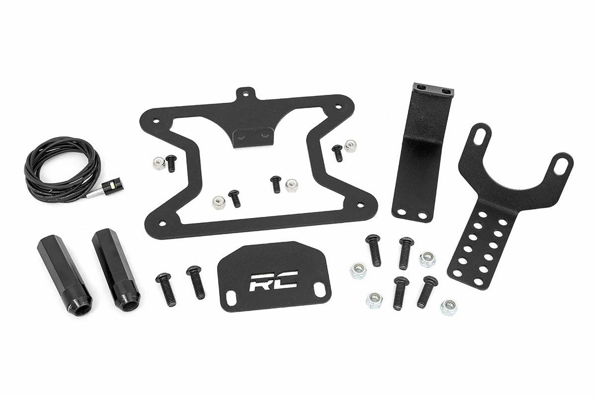 Fits Jeep Wrangler JL (18-24) (18-24) License Plate Relocation Bracket; 10534