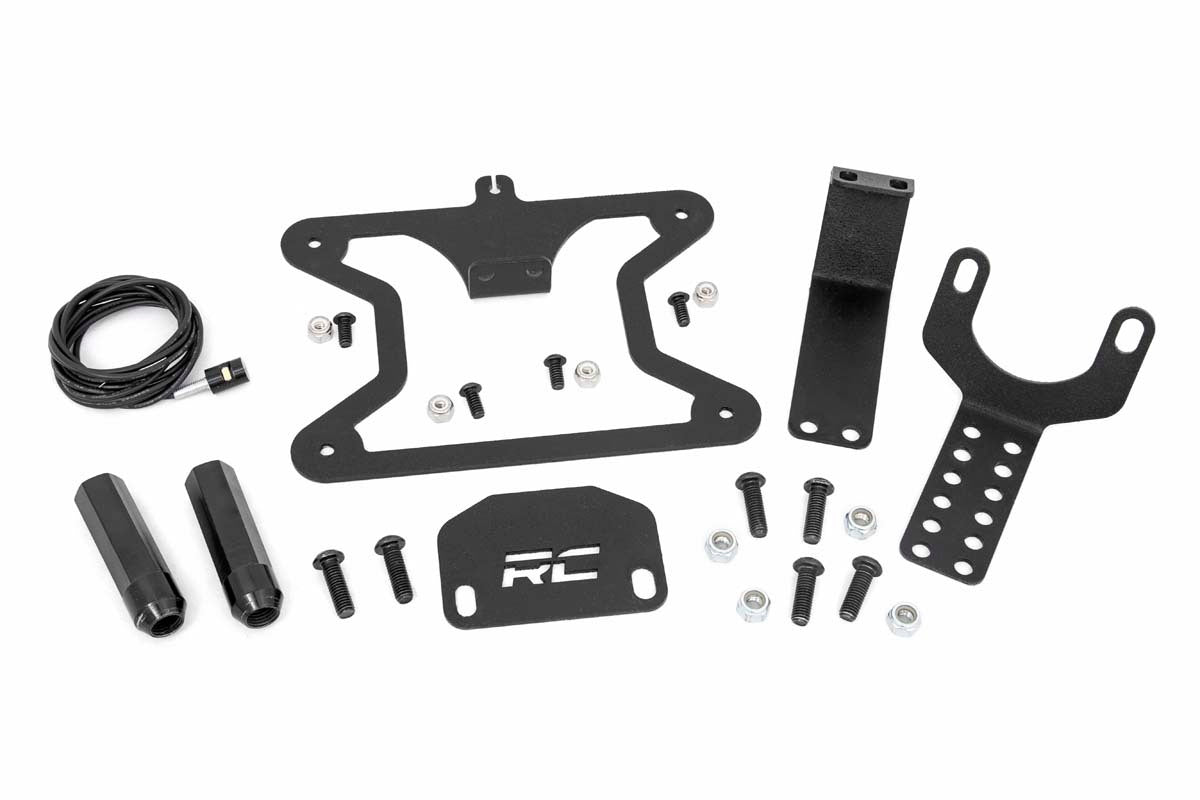Fits Jeep Wrangler JK (07-18) License Plate Relocation Bracket; 10541