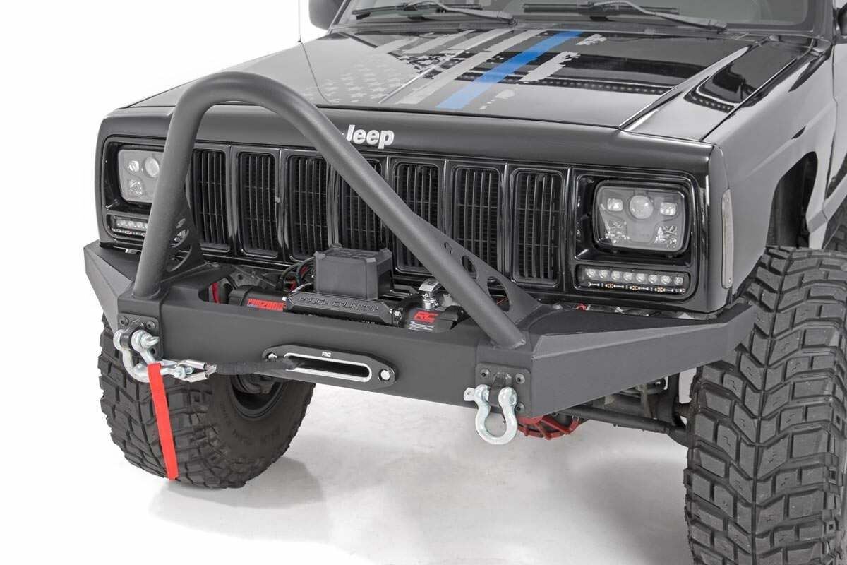 Fits Jeep Cherokee XJ 2WD/4WD (1984-2001) Bumper Stinger Bar; 1055