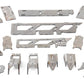 Fits Jeep Wrangler JK (07-18) Axle Truss and C-Gusset; Combo; Dana 30; 10565