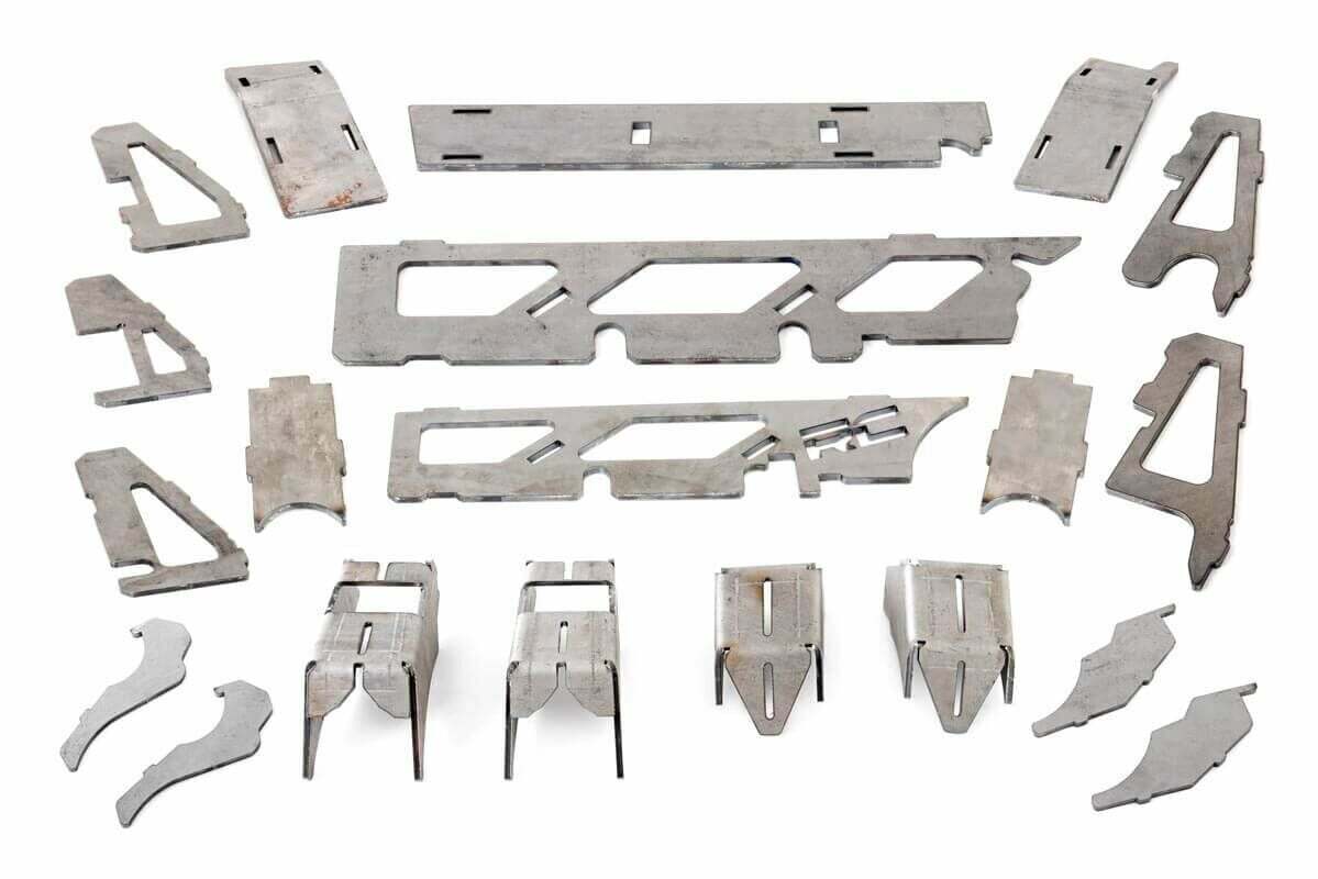 Fits Jeep Wrangler JK (07-18) Axle Truss and C-Gusset; Combo; Dana 30; 10565