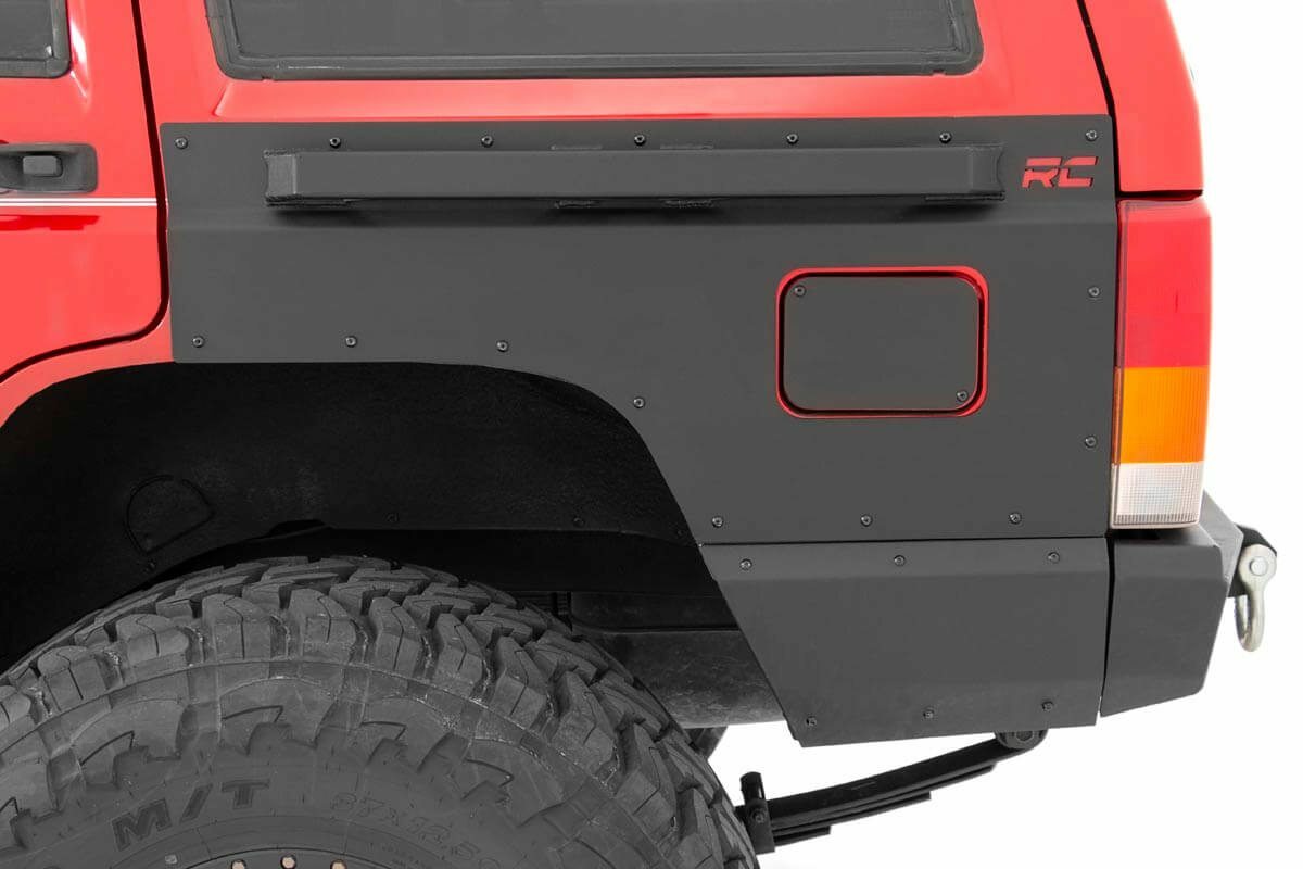 Fits Jeep Cherokee XJ (84-96) Fender & Quarter Panel Armor Rear Combo 10578