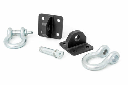 Fits Jeep Cherokee XJ(84-01) D Ring Shackles and Mounts TJ Stubby XJ Winch 1058