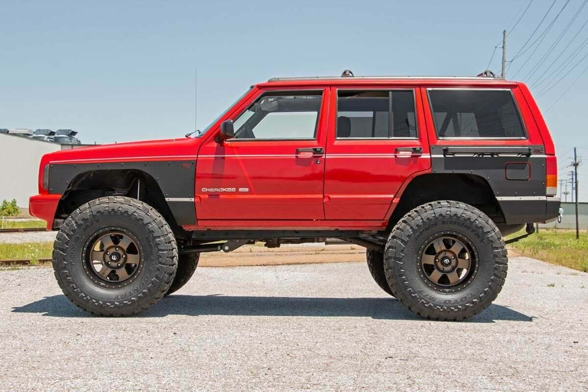Fits Jeep Cherokee XJ 2WD/4WD (1984-1996) Full Body Armor; FR & RR Combo; 10580