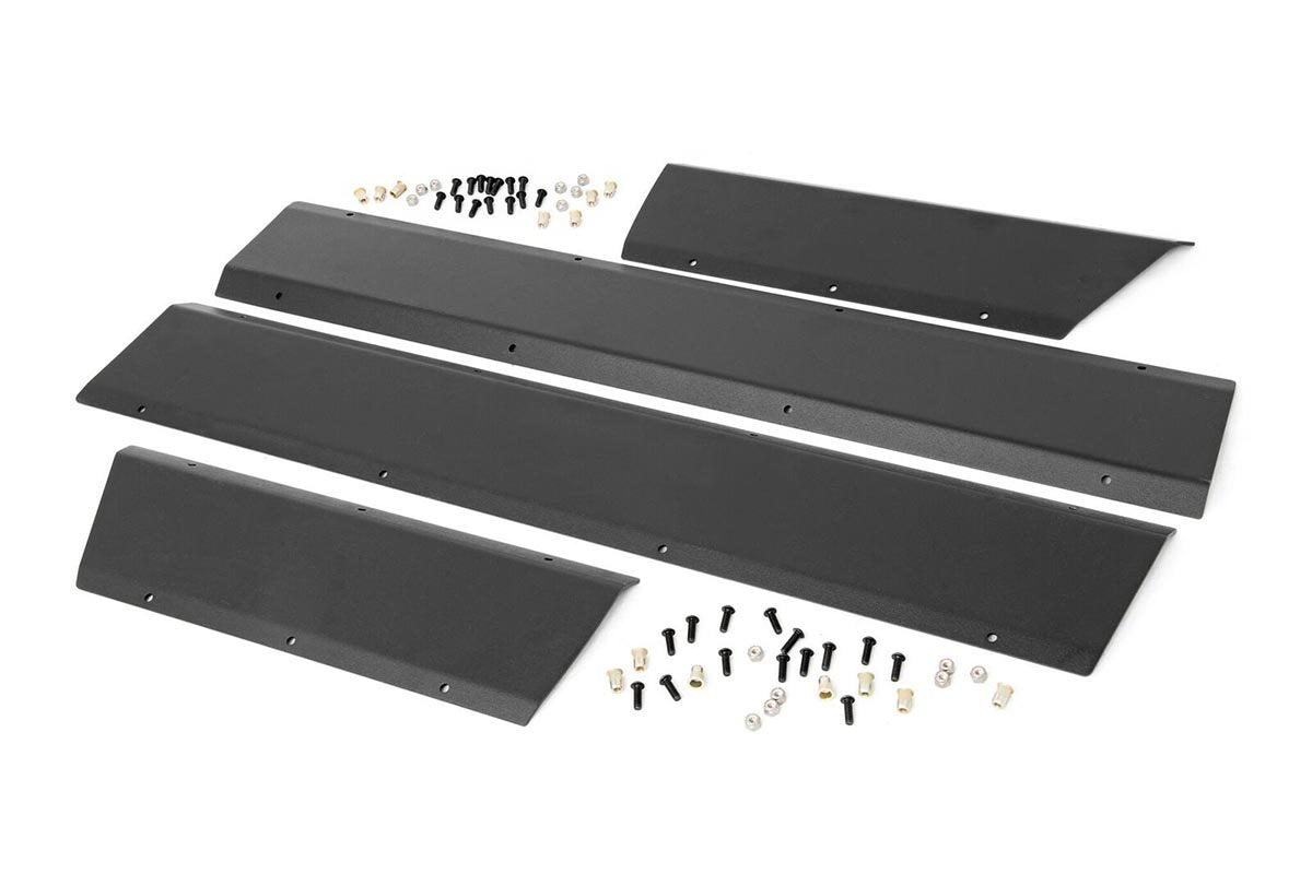 Fits Jeep Cherokee XJ 2WD/4WD (1984-2001) Lower Door Armor; 4 Door; 10582