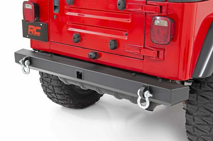 Fits Jeep Wrangler TJ (97-06) (04-06) Rear Bumper; Full Width; 10591