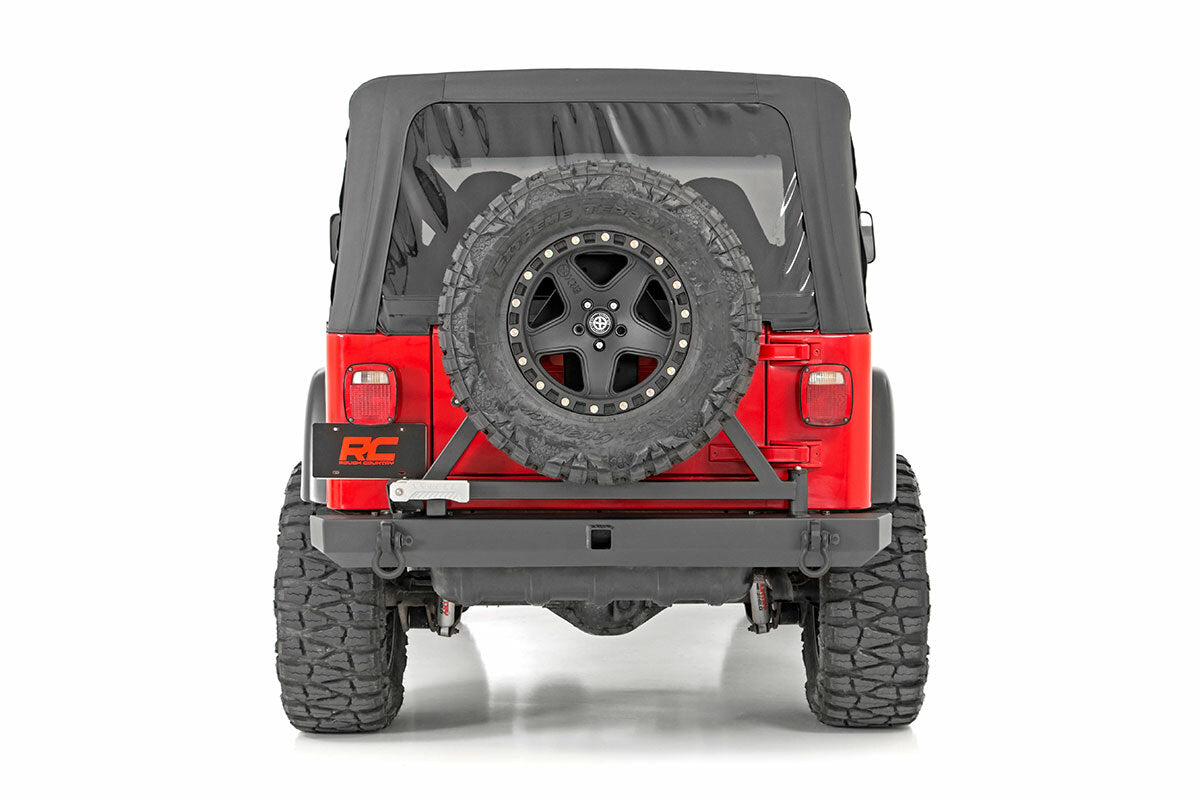 Fits Jeep Wrangler TJ (97-06) (04-06) Rear Bumper; Tire Carrier; 10592A