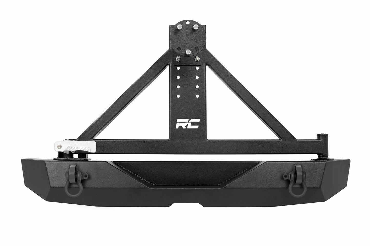 Fits Jeep Wrangler JK (07-18) Rear Bumper; Rock Crawler; Tire Carrier; 10594A