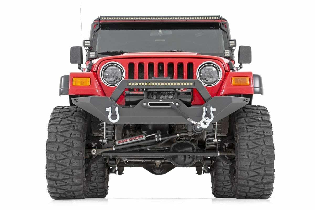 Fits Jeep Wrangler TJ (97-06) (04-06) Front Bumper; Rock Crawler; 10595