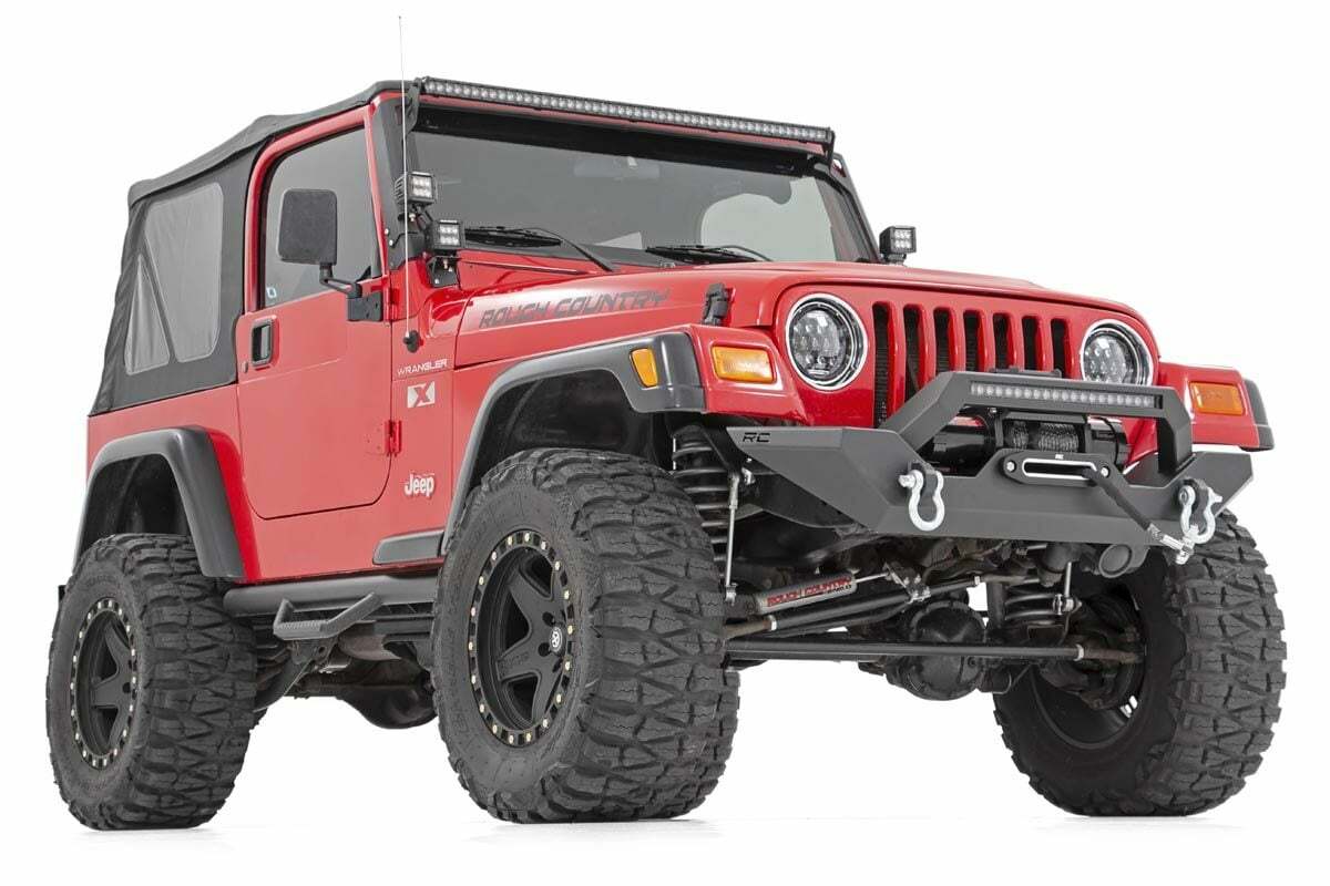 Fits Jeep Wrangler TJ (97-06) (04-06) Front Bumper; Rock Crawler; 10595