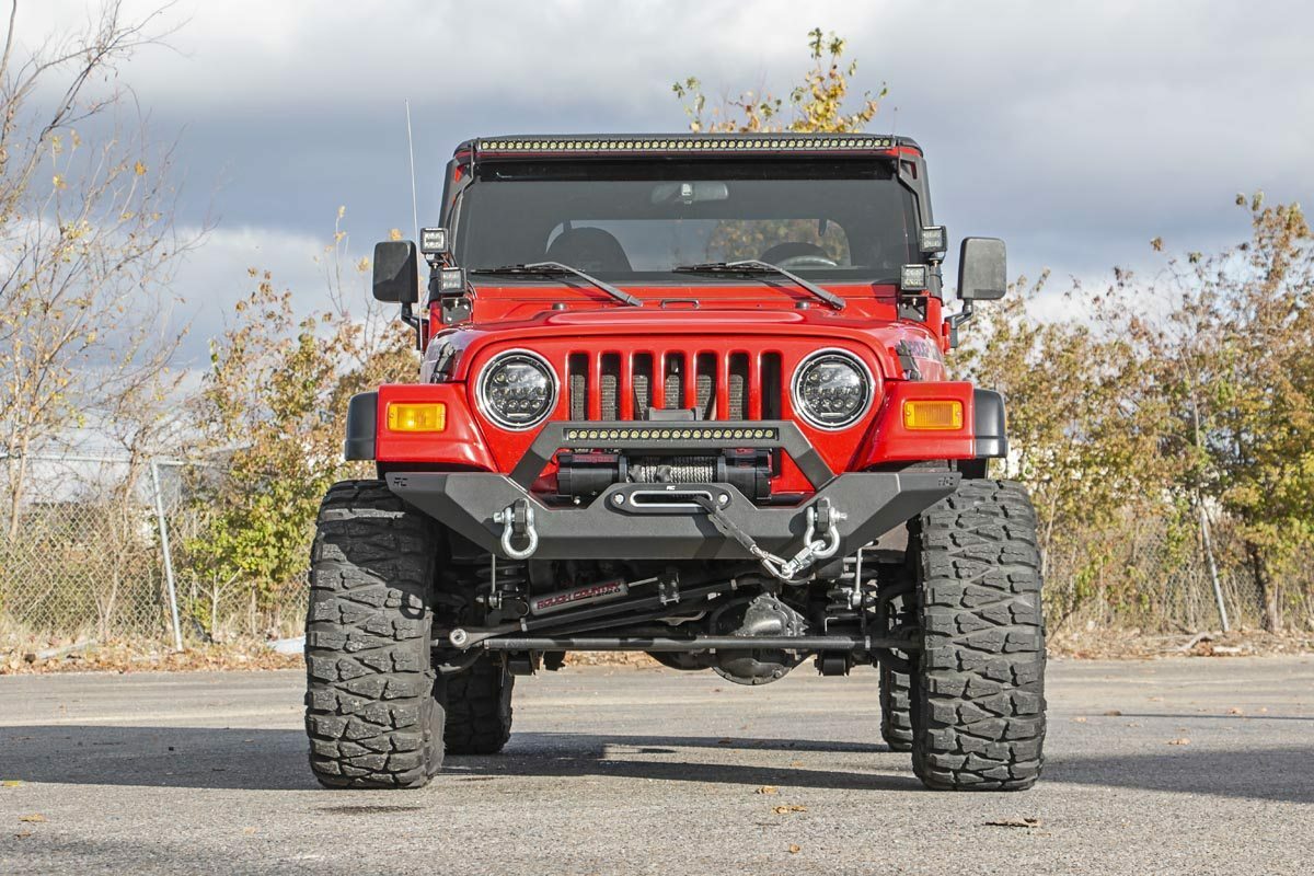Fits Jeep Wrangler TJ (97-06) (04-06) Front Bumper; Rock Crawler; 10595