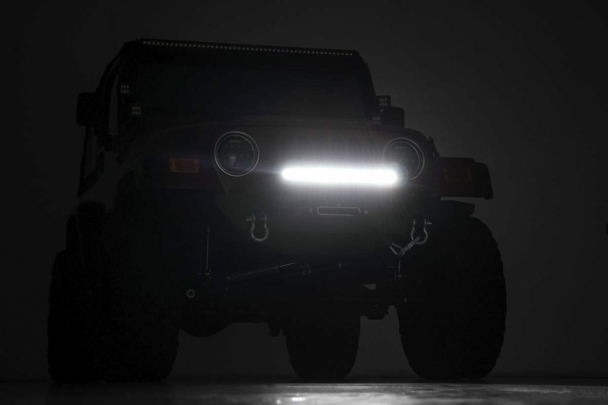Fits Jeep Wrangler TJ (97-06) (04-06) Front Bumper; Rock Crawler; 10595