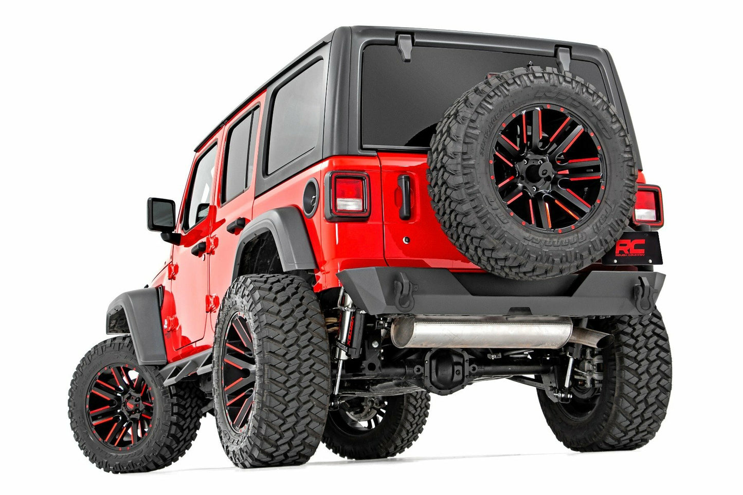 Fits Jeep Wrangler JL (18-24) (18-24) Rear Bumper; Trail; Tire Carrier; 10598