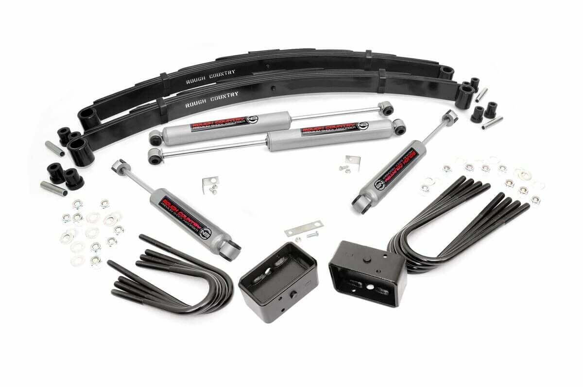 Fits Chevy C10/K10 C15 Truck/Half-Ton Suburban/Jimmy(73-76) 2" Rear Blocks 105N3