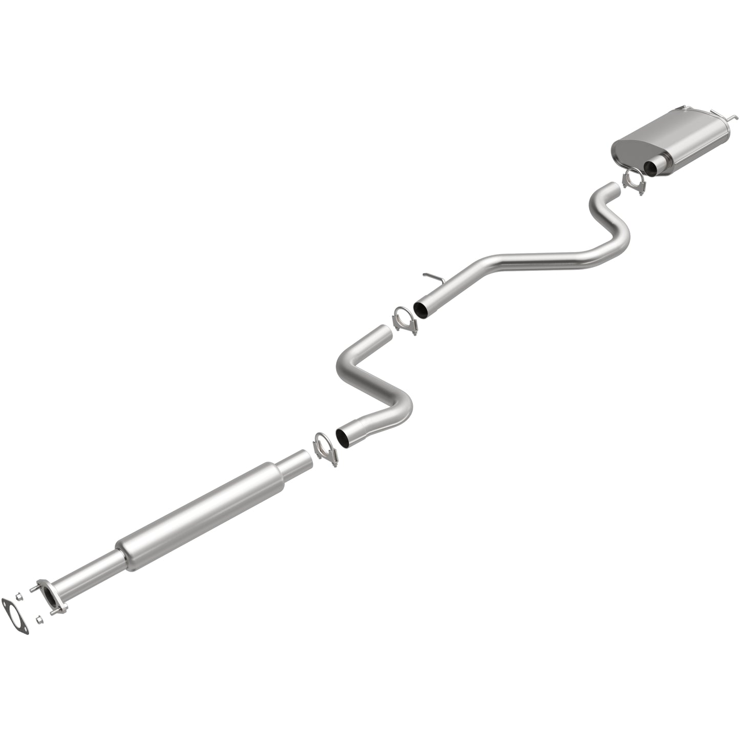 Fits 2005-2009 Buick Direct-Fit Replacement Exhaust System 106-0013