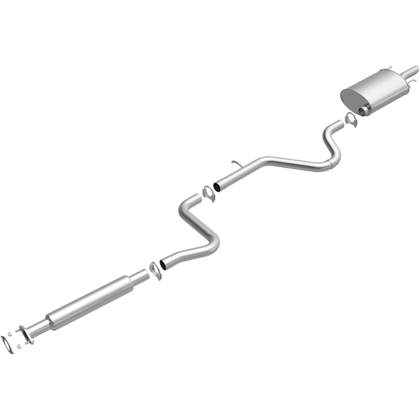 Fits 2006-2011 Chevrolet Direct-Fit Replacement Exhaust System 106-0015