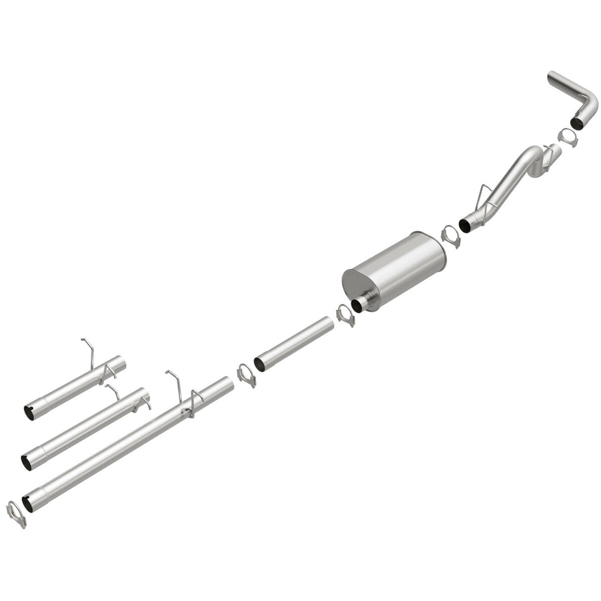 Fits 1998-2002 Dodge Direct-Fit Replacement Exhaust System 106-0028