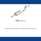 Fits 1987-1992 Jeep Wrangler Direct-Fit Replacement Exhaust System 106-0051