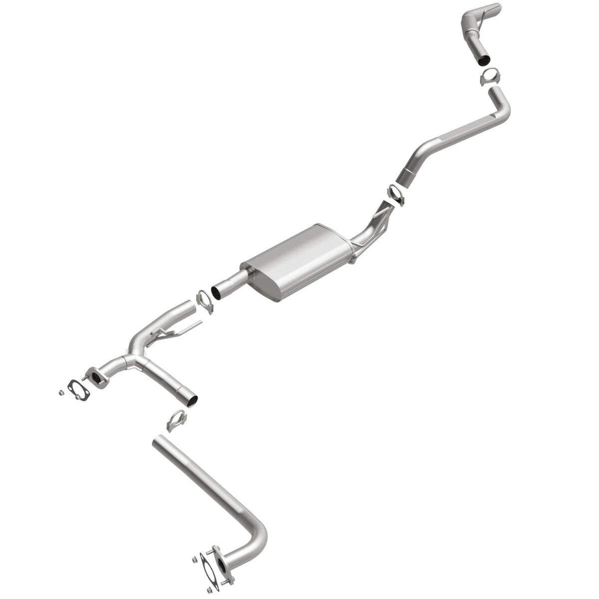 Fits 2005-2012 Nissan Pathfinder 4.0L Direct-Fit Replacement Exhaust 106-0066