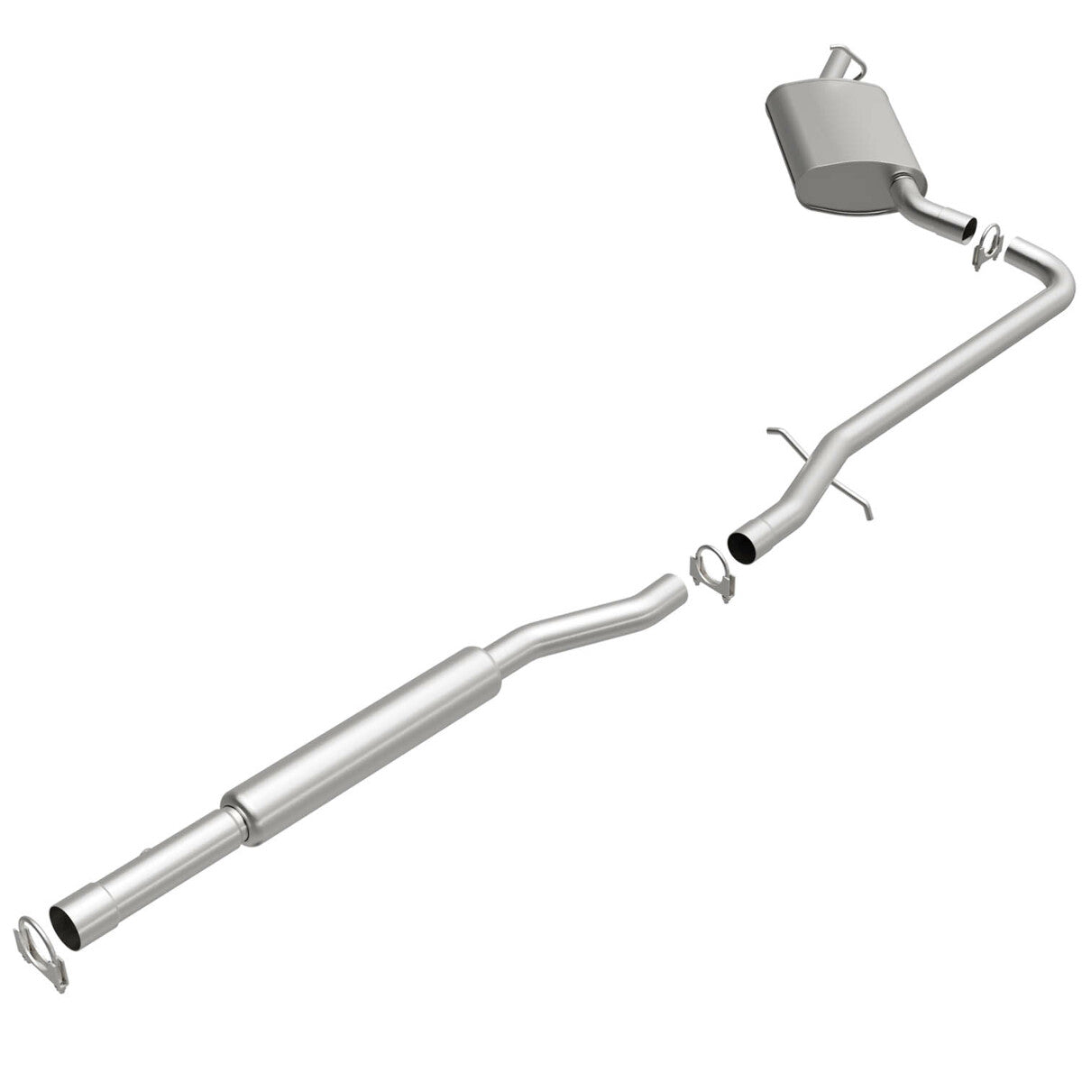 Fits 2000-2005 Pontiac Bonneville Direct-Fit Replacement Exhaust System 106-0072