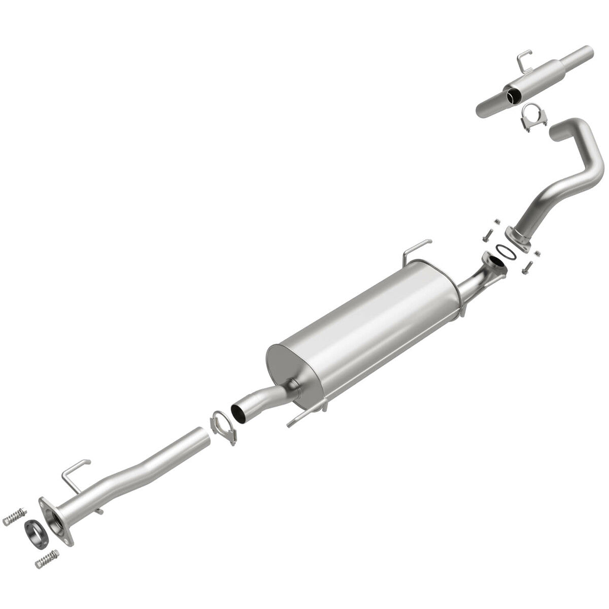 Fits 2003-2009 Toyota 4Runner Direct-Fit Replacement Exhaust System 106-0075