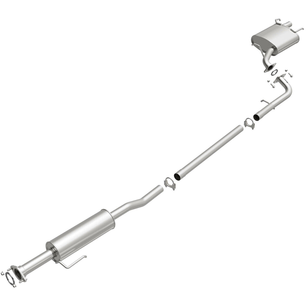Fits 2007-2011 Toyota Camry Direct-Fit Replacement Exhaust System 106-0078
